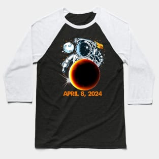 solar eclipse 8 APRIL 2024 SPACE FUNNY Baseball T-Shirt